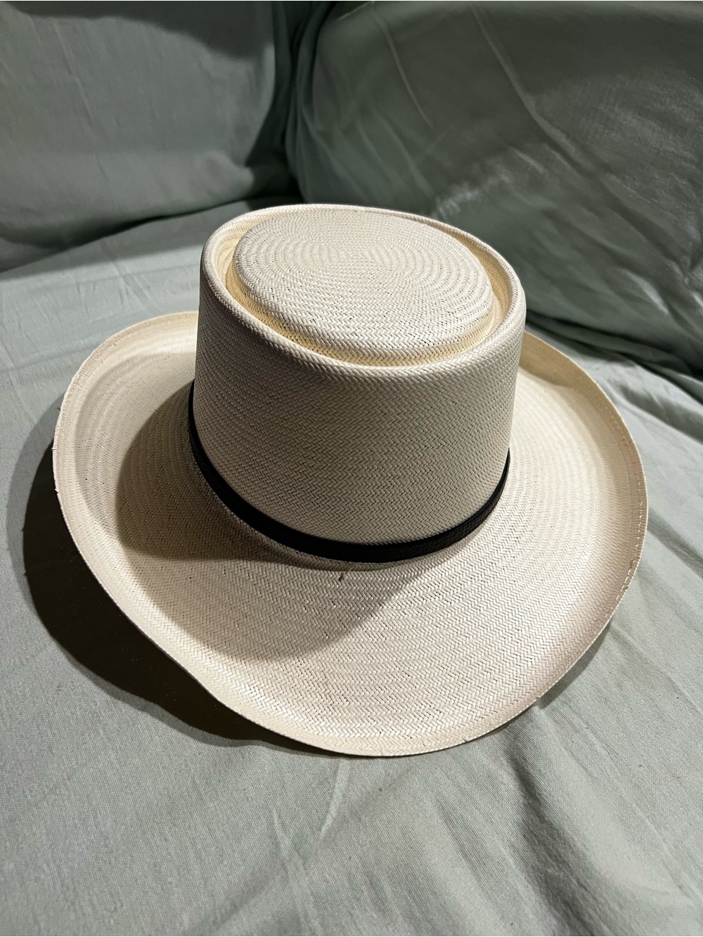 Resistol 10x straw gambler cowboy hat 7 1/4